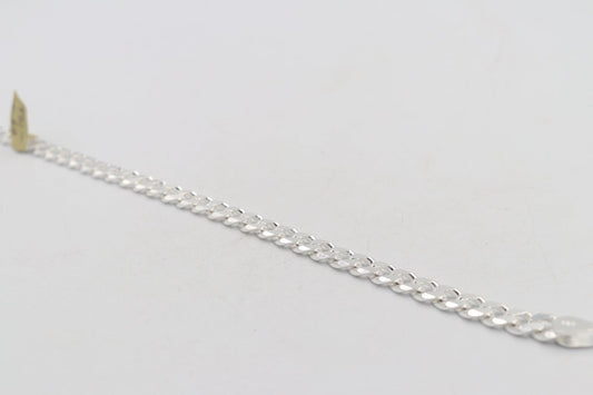 Sterling Silver Curb link Bracelet IRA54