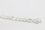 Sterling Silver 3:1 Figaro Bracelet IRB07
