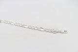 Sterling Silver 3:1 Figaro Bracelet IRA06