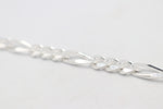 Sterling Silver 3:1 Figaro Bracelet IRA06