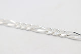 Sterling Silver 3:1 Figaro Bracelet IRA06