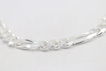 Sterling Silver 3:1 Figaro Bracelet IRA06