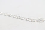 Sterling Silver 3:1 Figaro Bracelet IRA08