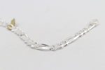 Sterling Silver 3:1 Figaro Bracelet IRA08