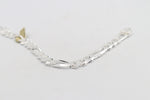 Sterling Silver 3:1 Figaro Bracelet IRA08