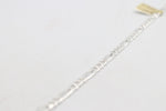 Sterling Silver 3:1 Figaro Bracelet IRA12