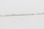 Sterling Silver 3:1 Figaro Bracelet IRA12