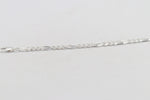 Sterling Silver 3:1 Figaro Bracelet IRA12