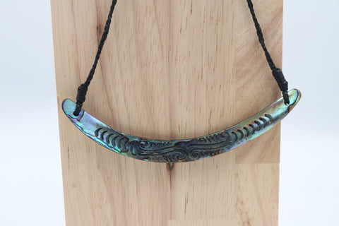 Paua Shell Arc necklace PSCN005