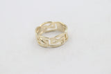 9ct Gold Wedding Band 8.5mm wide