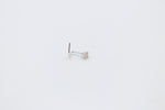 9ct White Gold Genuine Diamond Nose Stud 0.07ct