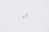 9ct White Gold Genuine Diamond Nose Stud 0.07ct