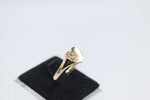 9ct Gold Girls Signet Ring with Peridot
