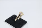 9ct Gold Girls Signet Ring with Amythyst