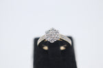 9ct Solid Gold Diamond Cluster 1 carat TDW SYR1826