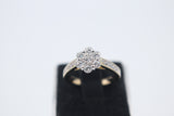 9ct Solid Gold Diamond Cluster 1 carat TDW SYR1826