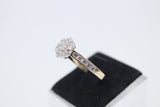 9ct Solid Gold Diamond Cluster 1 carat TDW SYR1826