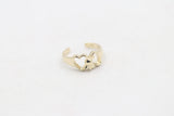 9ct Gold Ladies Gold Toe Ring CYT181