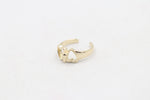 9ct Gold Ladies Gold Toe Ring CYT181