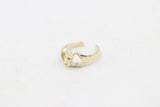 9ct Gold Ladies Gold Toe Ring CYT181