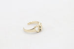 9ct Gold Ladies Gold Toe Ring CYT181