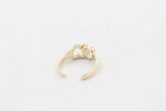 9ct Gold Ladies Gold Toe Ring CYT181