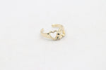 9ct Gold Ladies Gold Toe Ring CYT181