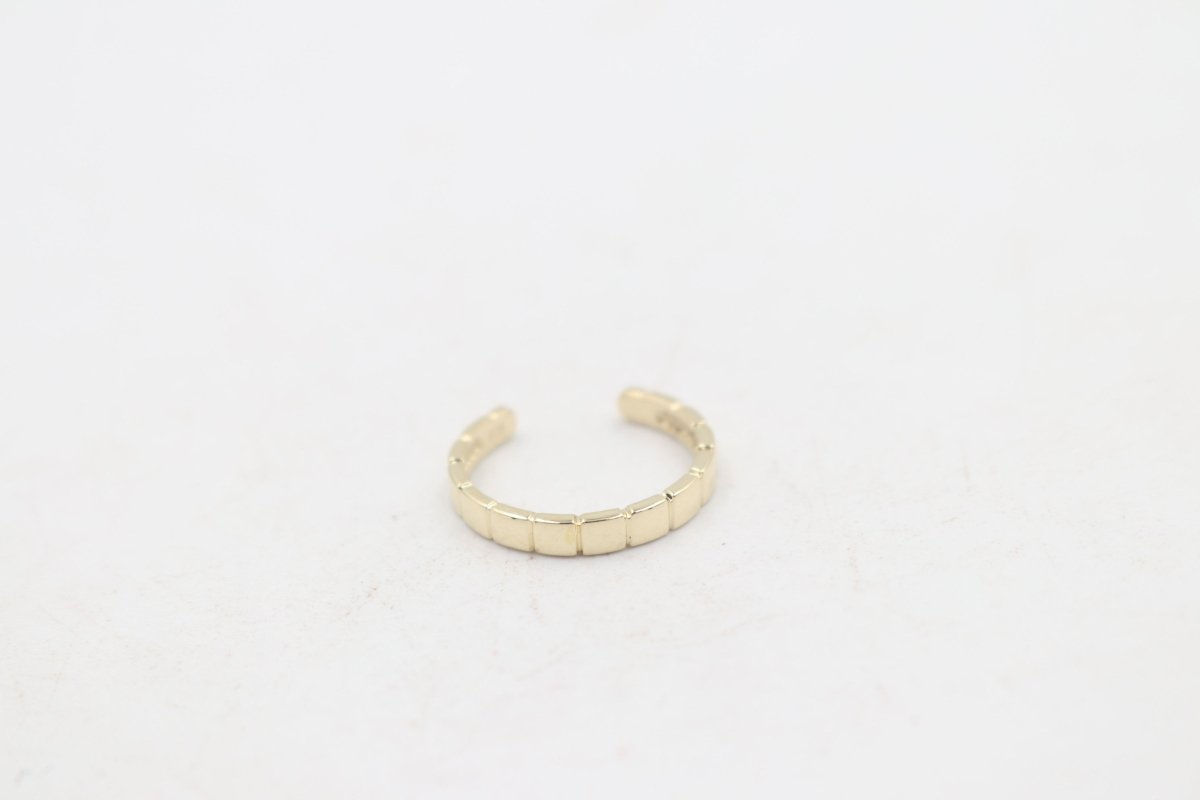 9ct Gold Ladies Gold Toe Ring CYT196