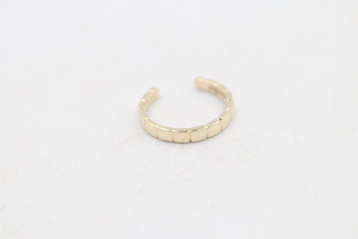 9ct Gold Ladies Gold Toe Ring CYT196