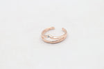 9ct Gold Ladies Gold Toe Ring CYT240