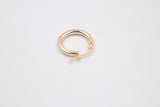 9ct Gold Plain Hoop Earrings