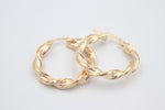 9ct Gold Fancy Twist Earrings