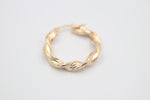 9ct Gold Fancy Twist Earrings