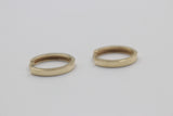 9ct Gold  Oval Huggies