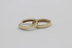 9ct Gold  Oval Huggies
