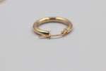 9ct Gold Round Hoops