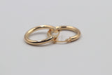 9ct Gold Round Hoops