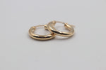 9ct Gold Round Hoops