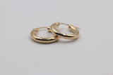 9ct Gold Round Hoops