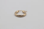 9ct Gold Round Hoops