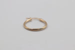 9ct Gold Round Hoops