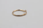 9ct Gold Round Hoops