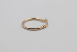 9ct Gold Round Hoops