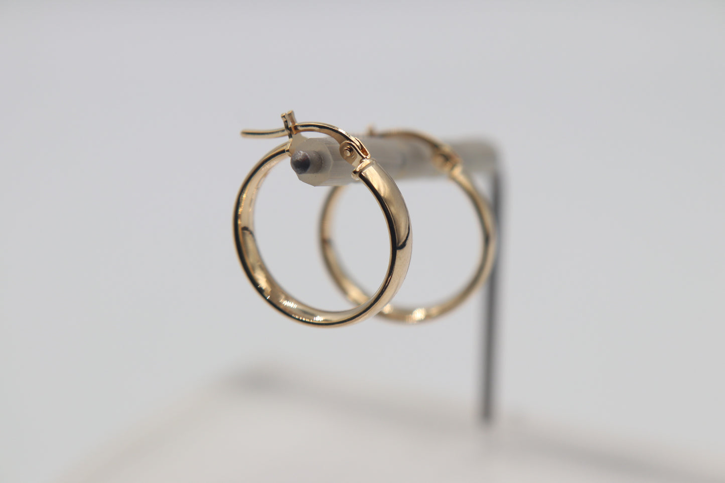 9ct Gold Round Hoops