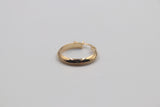 9ct Gold Round Concave Pattern Hoops