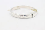 Sterling Silver Snap Bangle