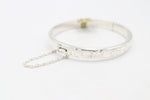 Sterling Silver Snap Bangle