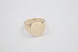9ct Gold Solid Signet Ring SYR7792