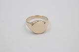 9ct Gold Solid Signet Ring