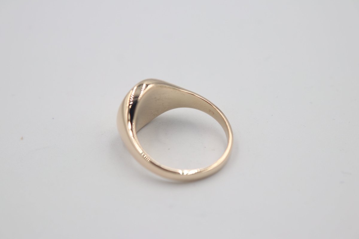9ct Gold Solid Signet Ring SYR7187
